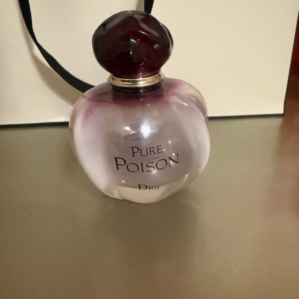 Dior Pure Poison Fragrance with Purple and White Bottle
